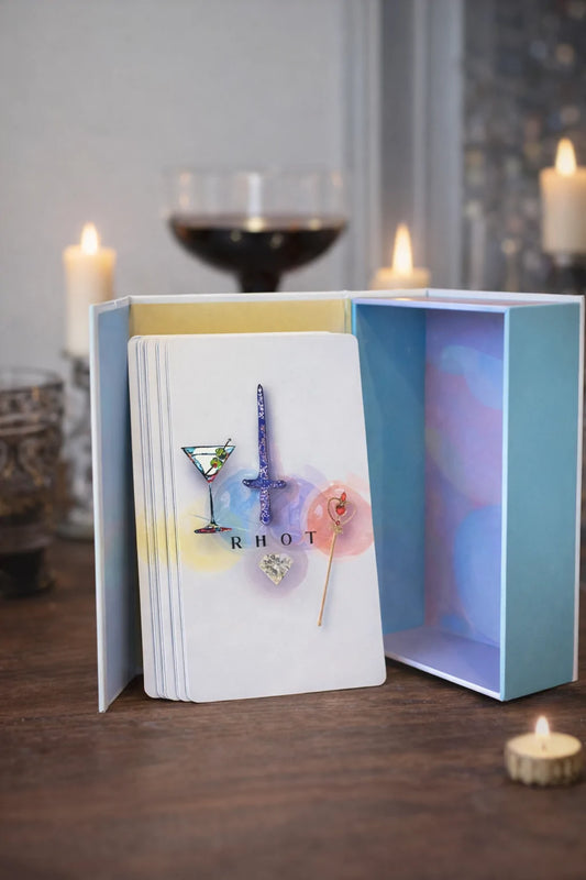 RHOT Tarot Deck — 78 Cards + Magnetic Box + Digital Card Guide